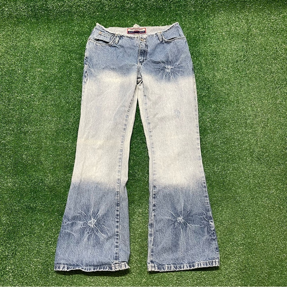 Vintage No Excuses Blue Ombre Women Jeans